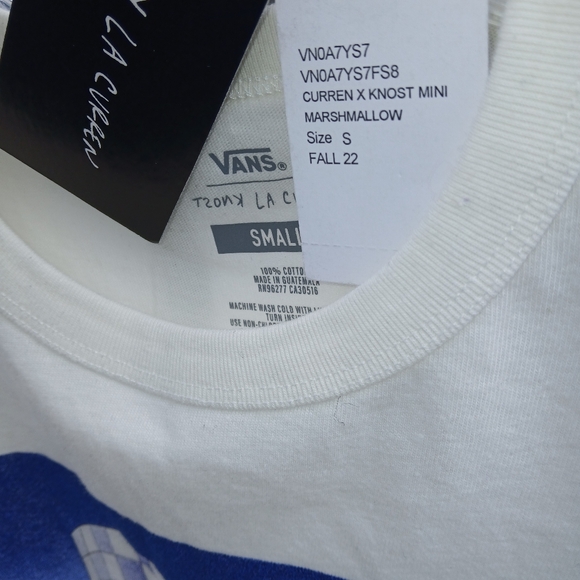 NEW! Women's Vans Curren X Knost Mini T-Shirt Size Small - Picture 7 of 8